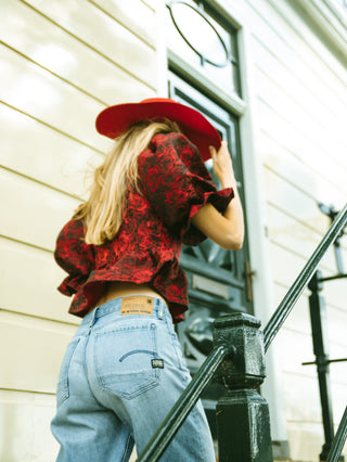 Handmade Lotus blouse