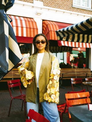 Handmade Flora blazer